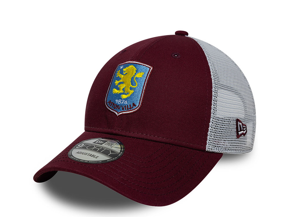 New Era Aston Villa Fc League Maroon Edition 9Forty Adjustable Gorra