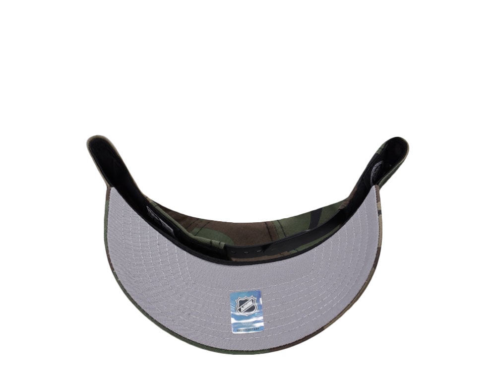 New Era Anaheim Ducks 10th Anniversary Woodland Camo Prime Edition 9Forty A Frame Snapback Gorra