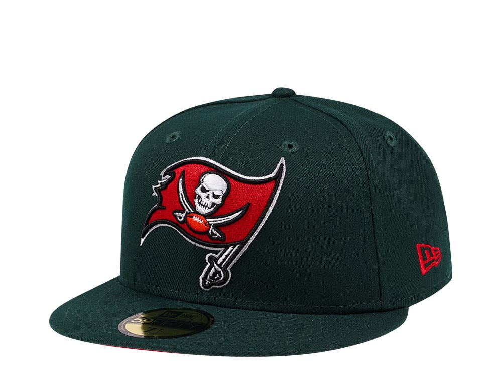 New Era Tampa Bay Buccaneers Deep Green Red Edition 59Fifty Fitted Gorra