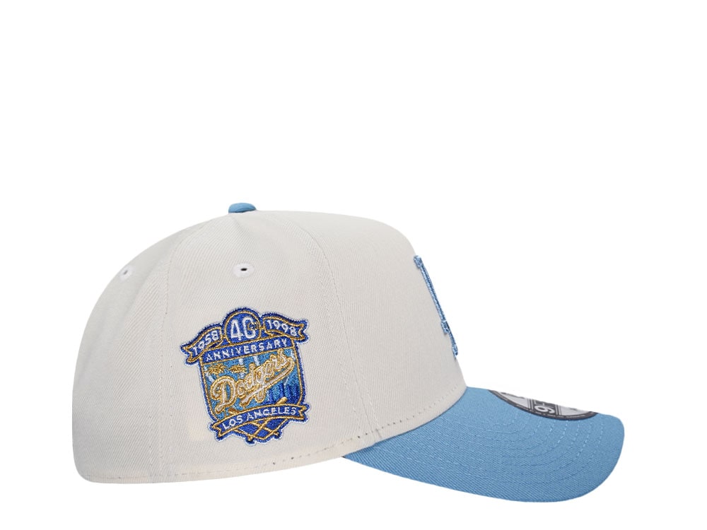 New Era Los Angeles Dodgers 40th Anniversary Chrome Gold Edition 9Forty A Frame Snapback Gorra