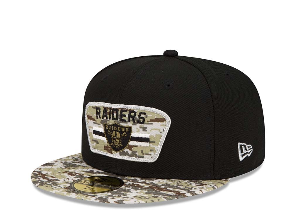 New Era Las Vegas Raiders Salute to Service 21 59Fifty Fitted Gorra
