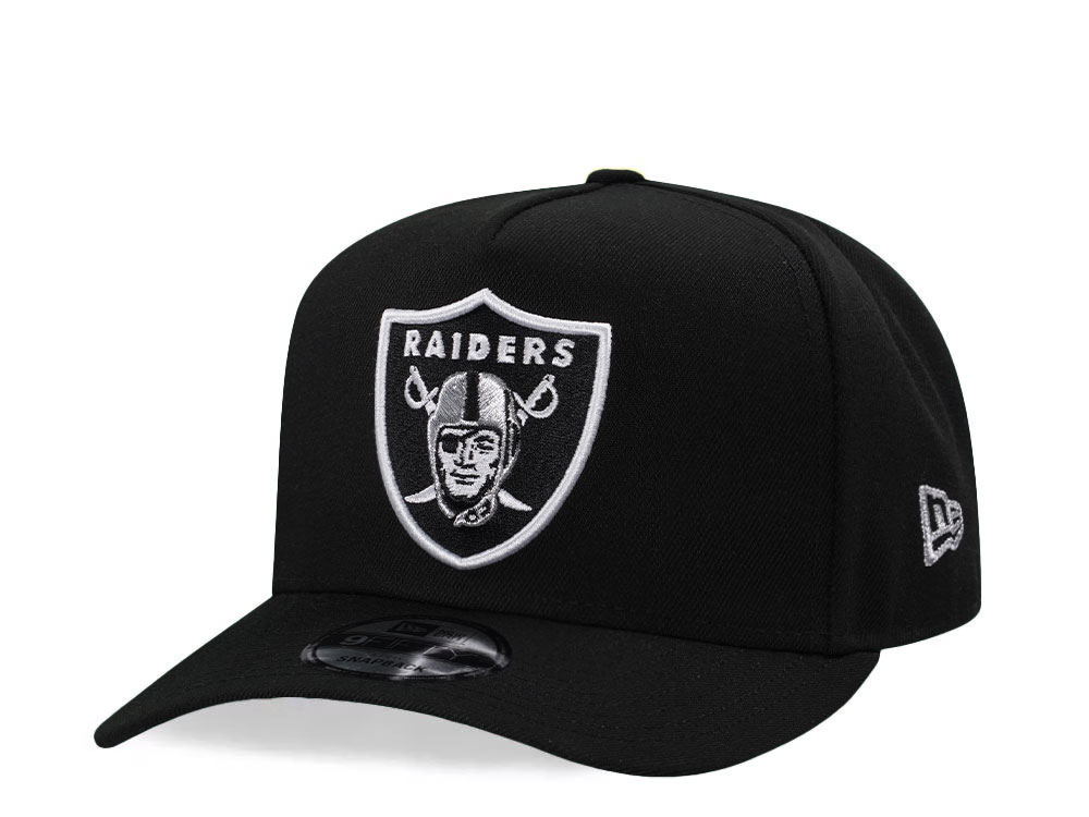 New Era Las Vegas Raiders Black Classic Edition 9Fifty A Frame Snapback Gorra