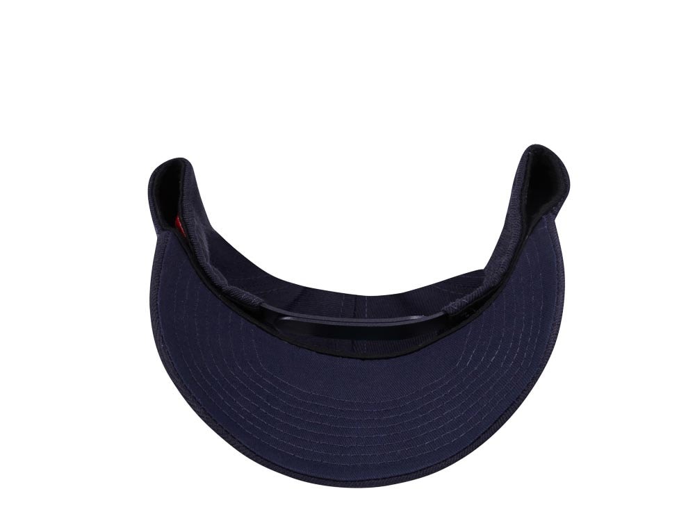 American Needle Edmonton Oilers Navy Stadium Curved Snapback Gorra