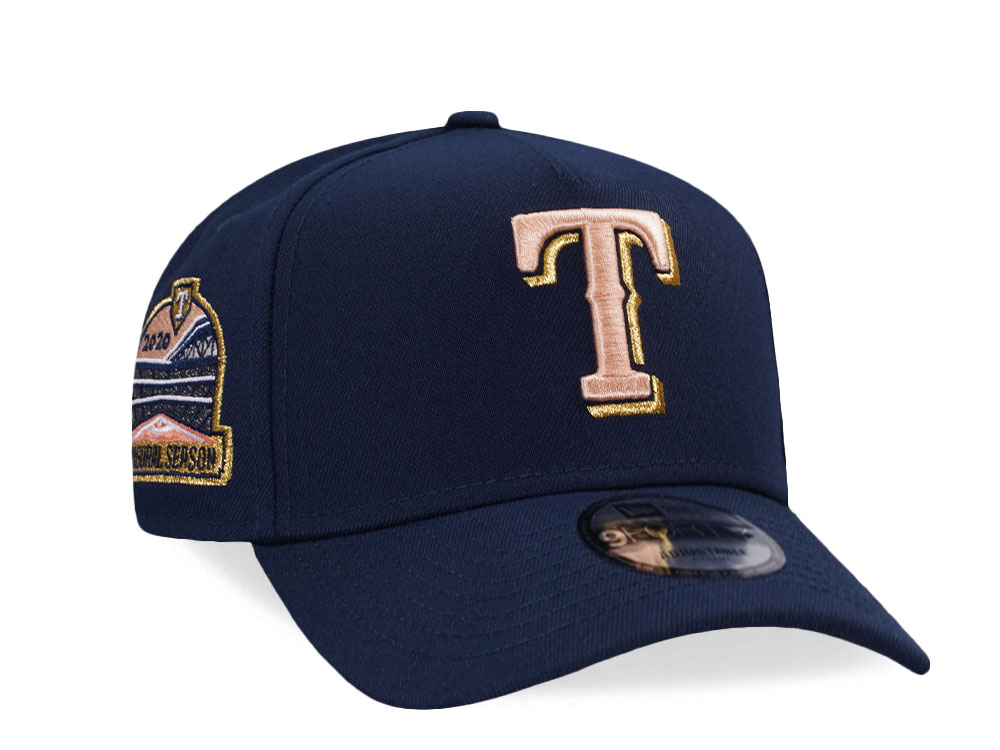 New Era Texas Rangers Inaugural Season 1972 Navy Prime Edition 9Forty A Frame Snapback Gorra