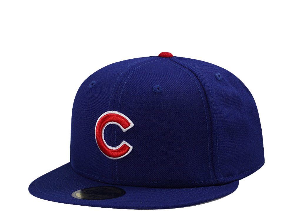New Era Chicago Cubs Wool Authentic On-Field Blue Prime Edition 59Fifty Fitted Gorra
