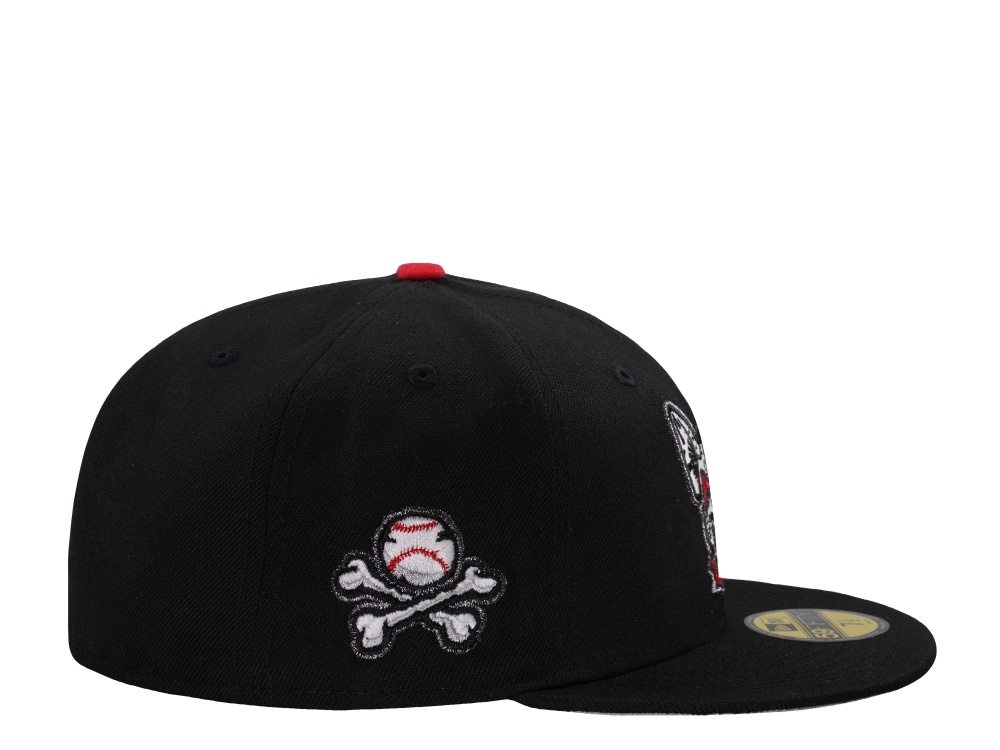 New Era El Paso Chihuahuas Dia De Los Muertos Glow in the Dark Horror Edition 59Fifty Fitted Gorra