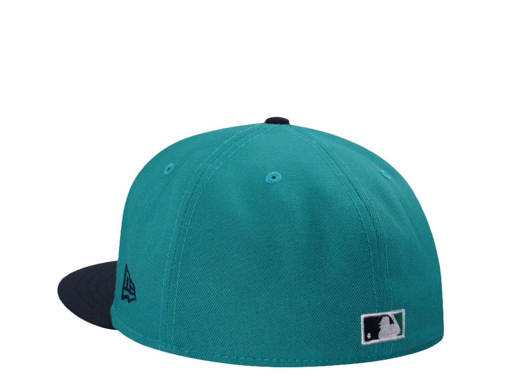 New Era Seattle Mariners Ichiro Hall of Fame Teal Two Tone Edition 59Fifty Fitted Gorra