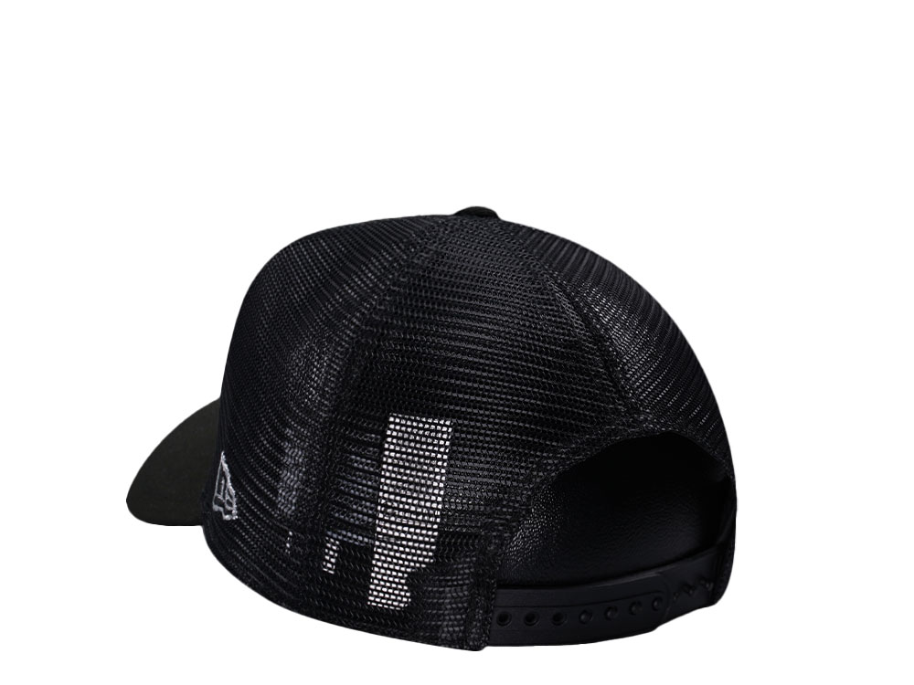 New Era Las Vegas 51s Black Metallic Trucker Edition 9Forty A Frame Snapback Gorra