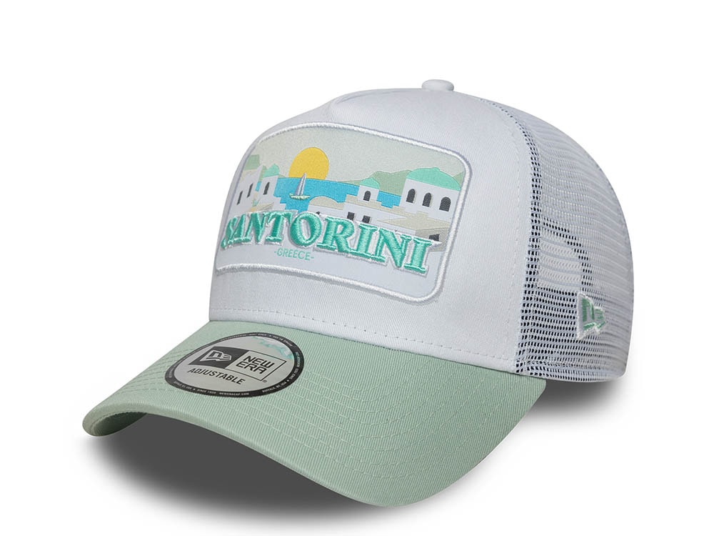 New Era Santorini Trucker 9Forty A Frame Snapback Gorra