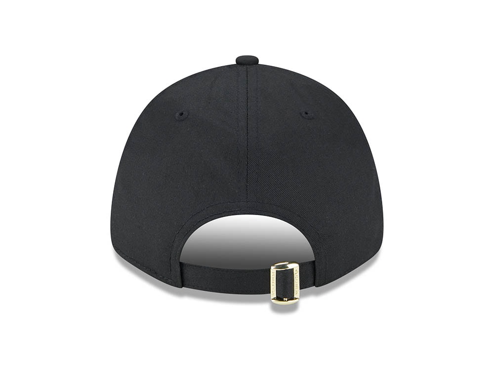 New Era New York Yankees Pin Black 9Forty Strapback Gorra