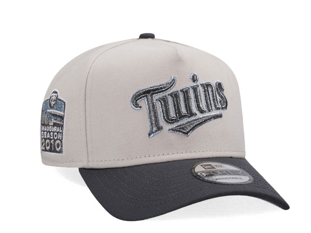 New Era Minnesota Twins Inaugural Season 2010 Metallic Two Tone Edition 9Forty A Frame Snapback Gorra