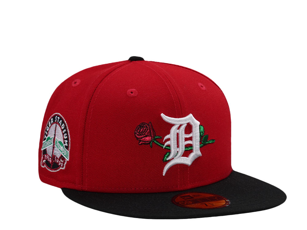 New Era Detroit Tigers Stadium Scarlet Rose Two Tone Edition 59Fifty Fitted Gorra