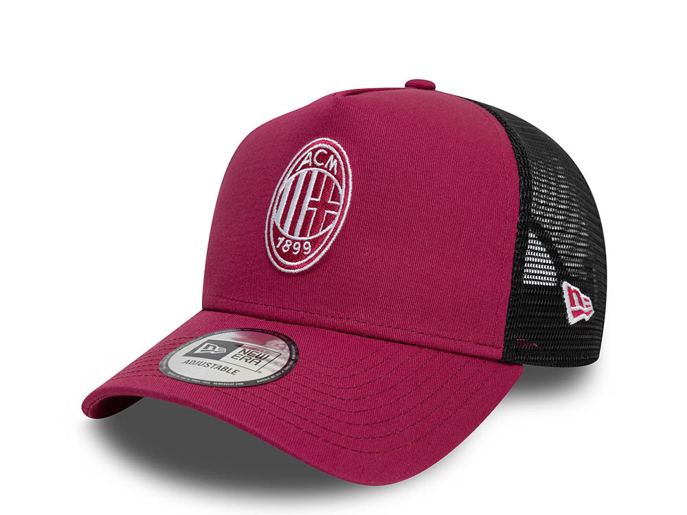 New Era Ac Milan Seasonal Cherry 9Forty A Frame Trucker Snapback Gorra
