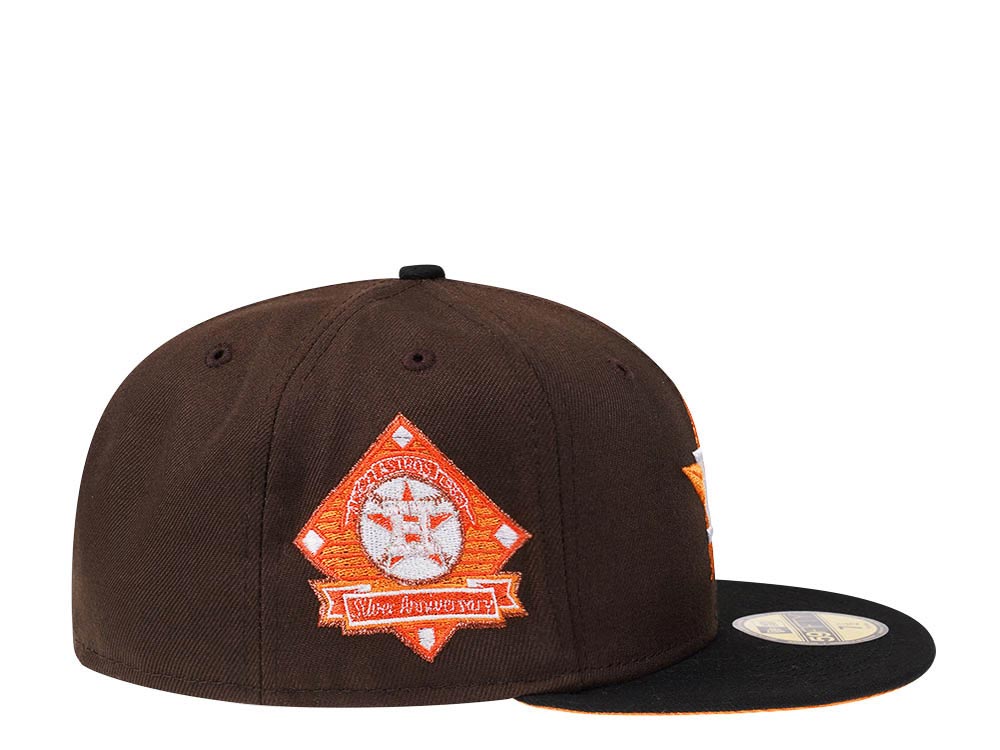 New Era Houston Astros Silver Anniversary Chocolate Mango Edition 59Fifty Fitted Gorra