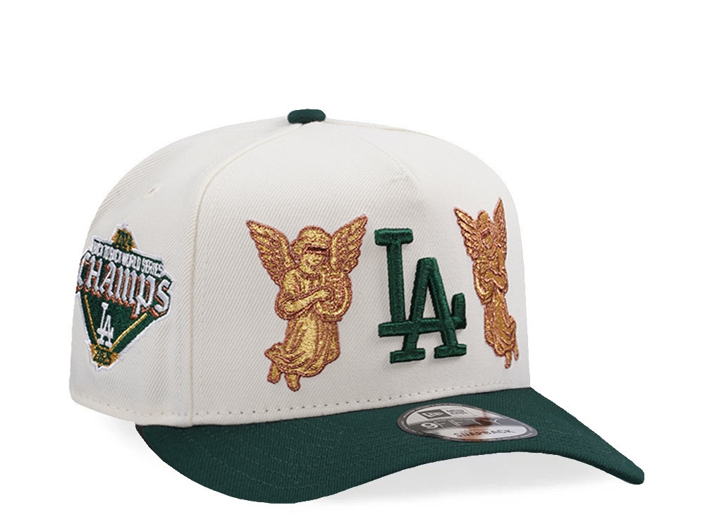 New Era Los Angeles Dodgers World Series 2025 Angel Chrome Two Tone Edition 9Fifty A Frame Snapback Gorra