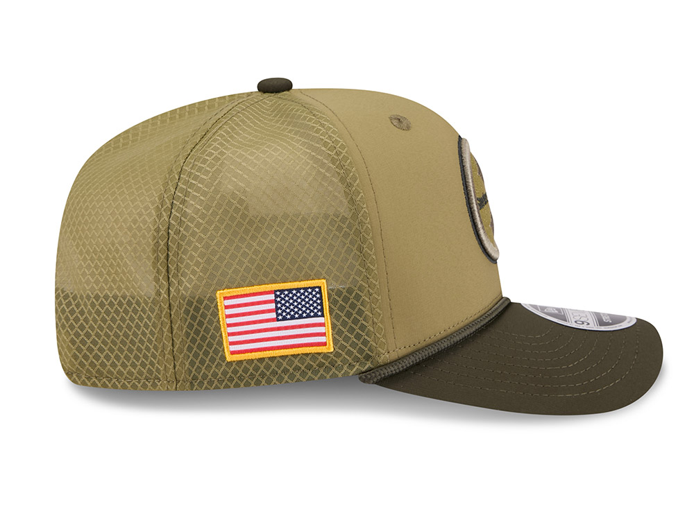 New Era Pittsburgh Steelers Salute To Service 2025 9Seventy Snapback Gorra