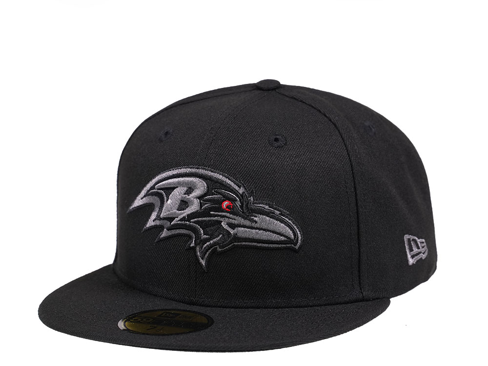 New Era Baltimore Ravens Black and Gray Edition 59Fifty Fitted Gorra