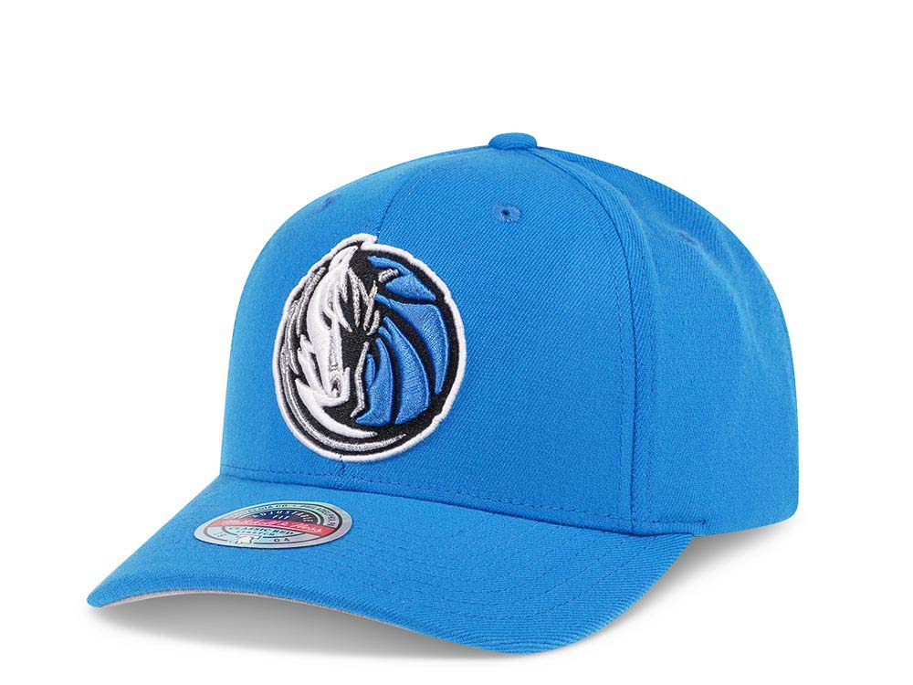 Mitchell & Ness Dallas Mavericks Team Ground Red Line Flex Snapback Gorra