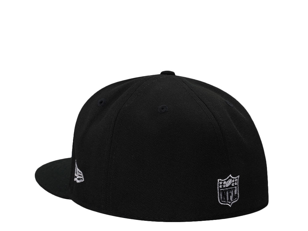 New Era Las Vegas Raiders Inaugural Season 2020 Script Black Prime Edition 59Fifty Fitted Gorra