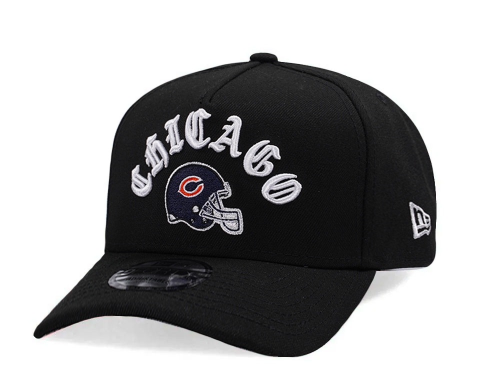 New Era Chicago Bears Helmet Black Prime Edition 9Forty A Frame Snapback Gorra
