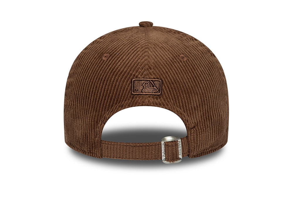 New Era Los Angeles Dodgers Brown Corduroy 9Forty M Crown Strapback Gorra