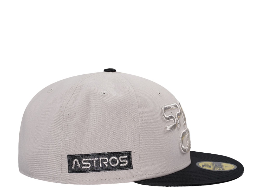 New Era Houston Astros Space City Satin Brim Two Tone 59Fifty Fitted Gorra