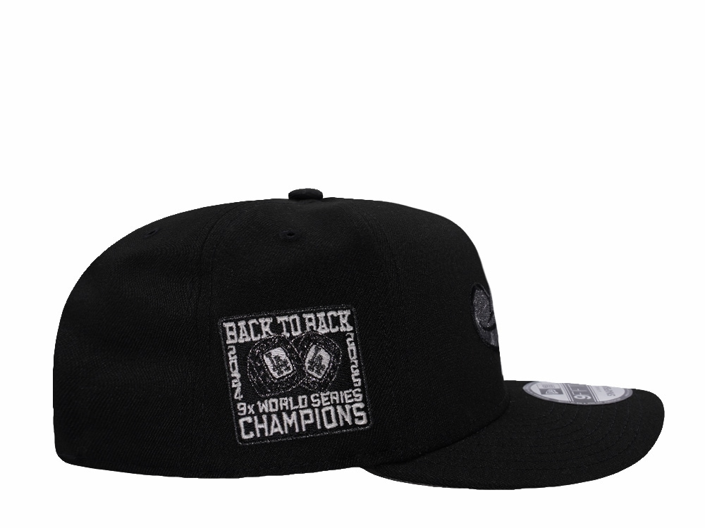 New Era Los Angeles Dodgers Back to Back Black Prime Edition 9Fifty A Frame Snapback Gorra