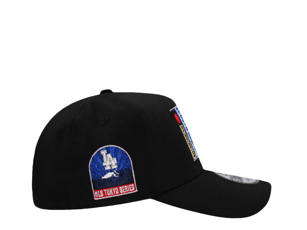 New Era Los Angeles Dodgers Sakura Bloom Black Edition 9Forty A Frame Snapback Gorra