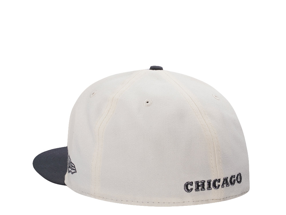 New Era Chicago Bulls 20th Anniversary Chrome Two Tone Edition 59Fifty Fitted Gorra
