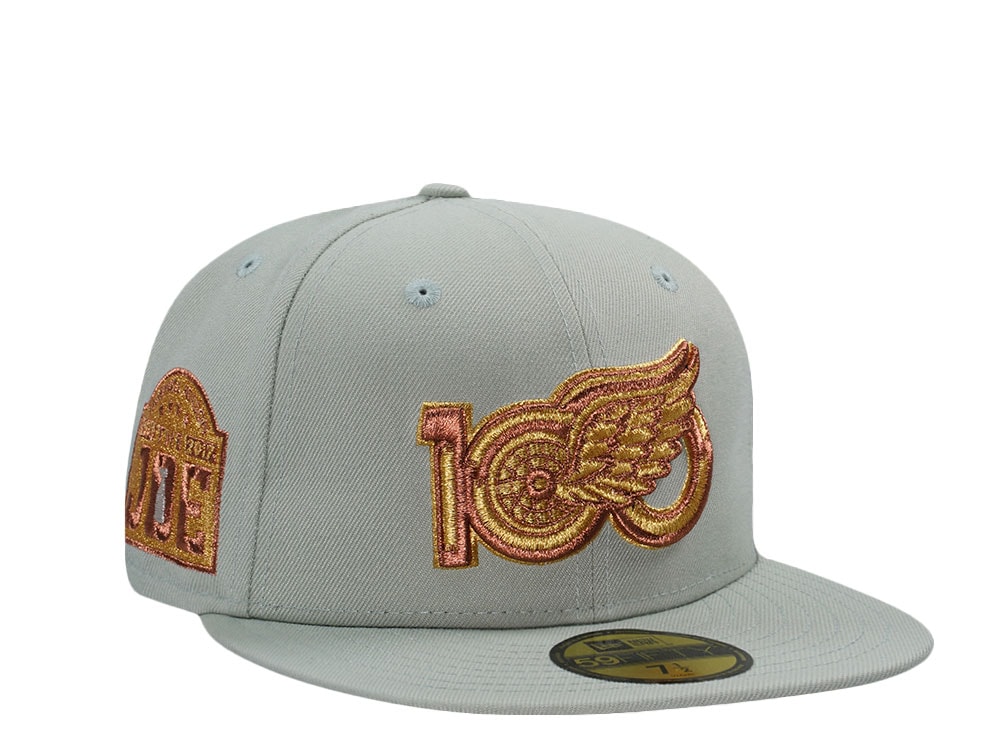 New Era Detroit Red Wings 100th Anniversary The Joe Evergreen Edition 59Fifty Fitted Gorra