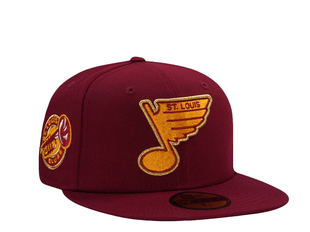 New Era St. Louis Blues Maroon Prime Edition 59Fifty Fitted Gorra