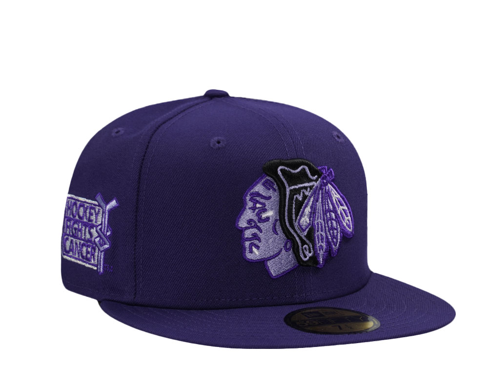 New Era Chicago Blackhawks Hockey Fights Cancer Edition 59Fifty Fitted Gorra
