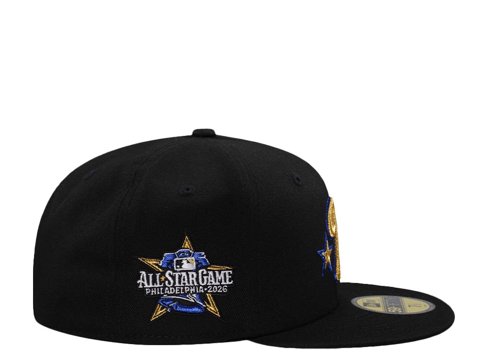 New Era Philadelphia Phillies All Star Game 2026 Metallic Black Prime Edition 59Fifty Fitted Gorra