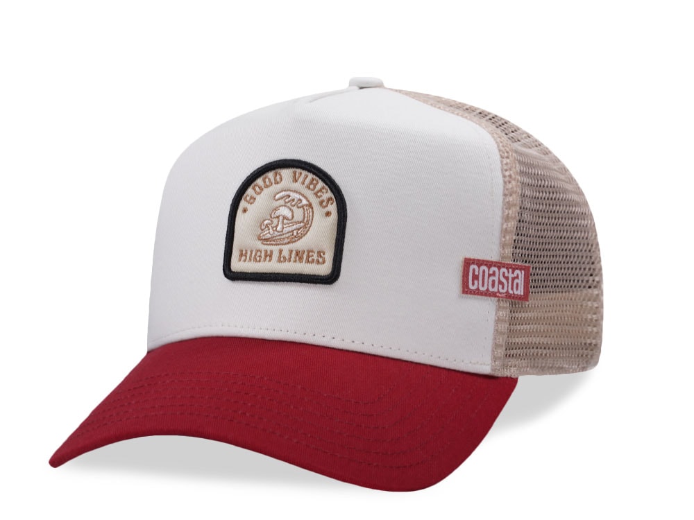 Djinns HFT High Lines Offwhite Two Tone Edition Trucker Snapback Gorra