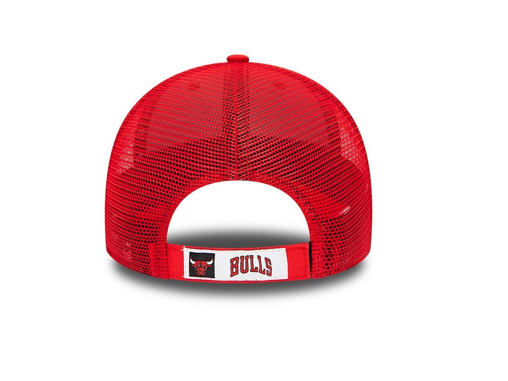 New Era Chicago Bulls Home Field Red 9Forty Trucker Strapback Gorra