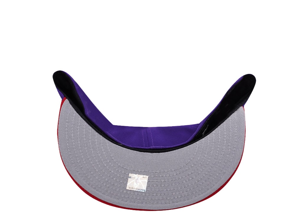 New Era Toronto Raptors 20th Anniversary Purple Two Tone Edition 59Fifty Fitted Gorra