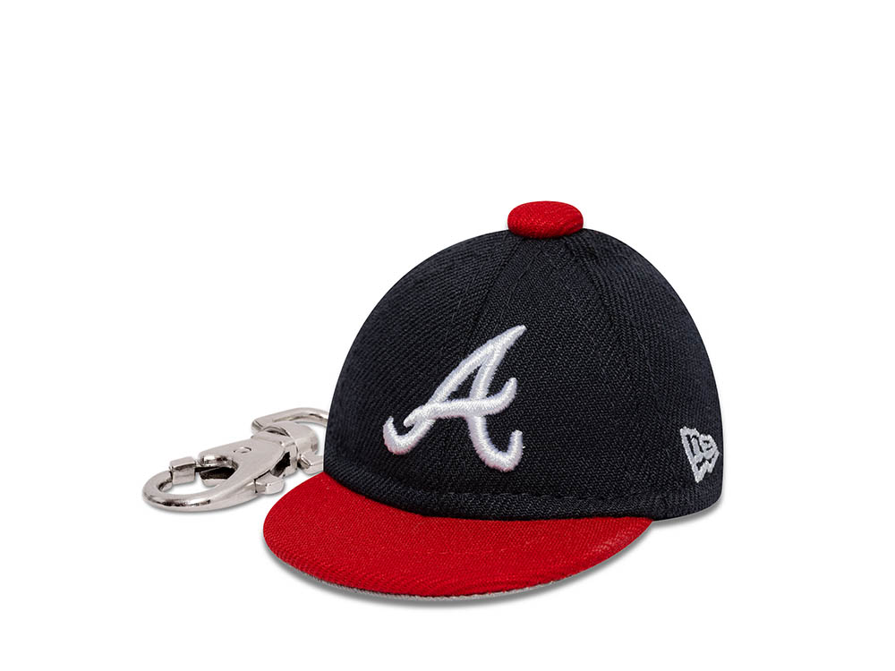 New Era Atlanta Braves Mini Gorra Keychain
