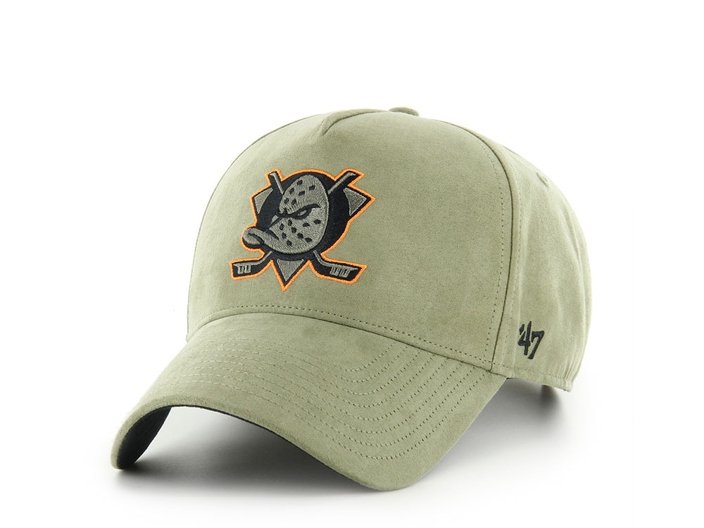 47Brand Anaheim Ducks Sandalwood Ultrasuede Edition MVP Strapback Gorra