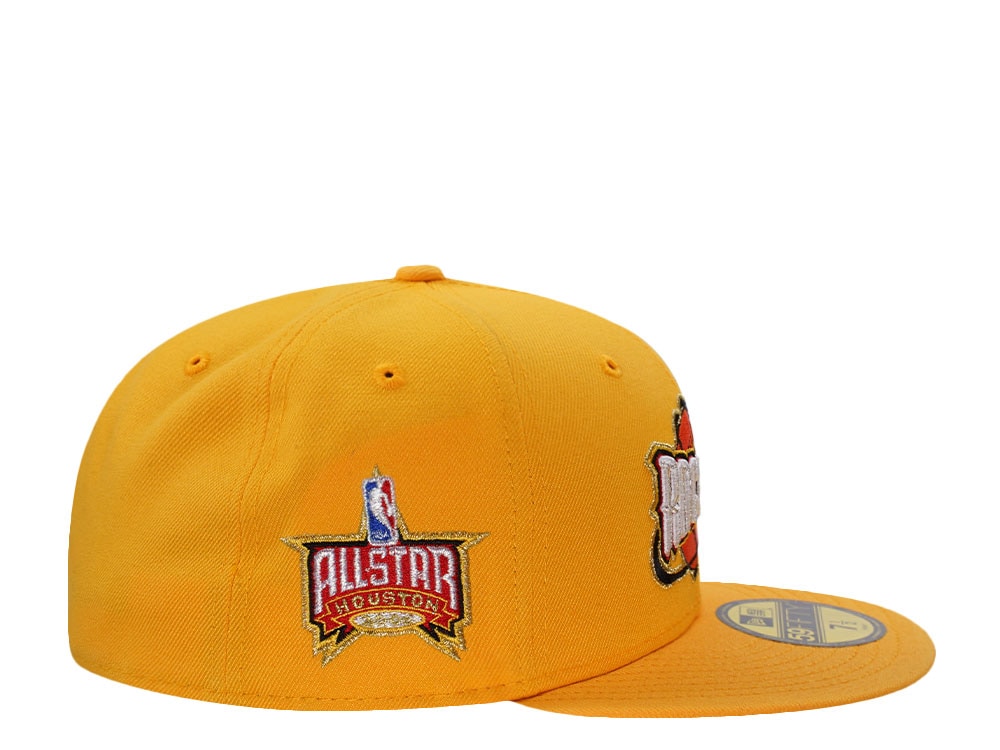 New Era Houston Rockets All Star Game 2006 Gold Prime Edition 59Fifty Fitted Gorra