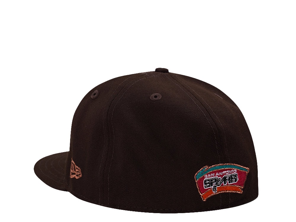 New Era San Antonio Spurs NBA on NBC Burnt Wood Prime Edition 59Fifty Fitted Gorra
