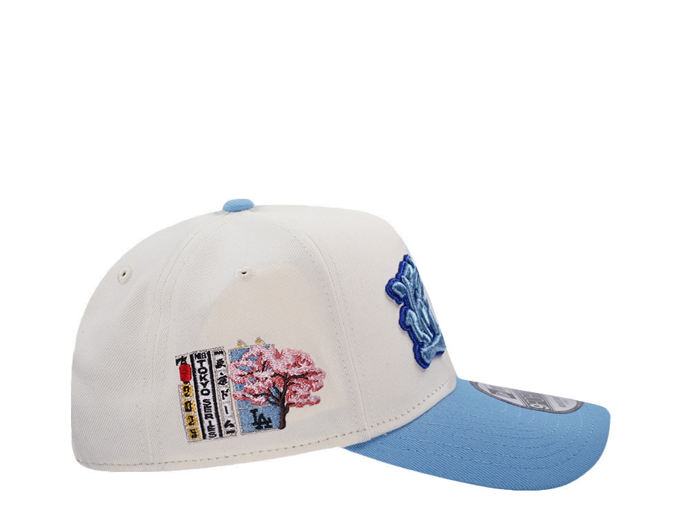 New Era Los Angeles Dodgers Tokyo Series Chrome Two Tone Edition 9Forty A Frame Snapback Gorra