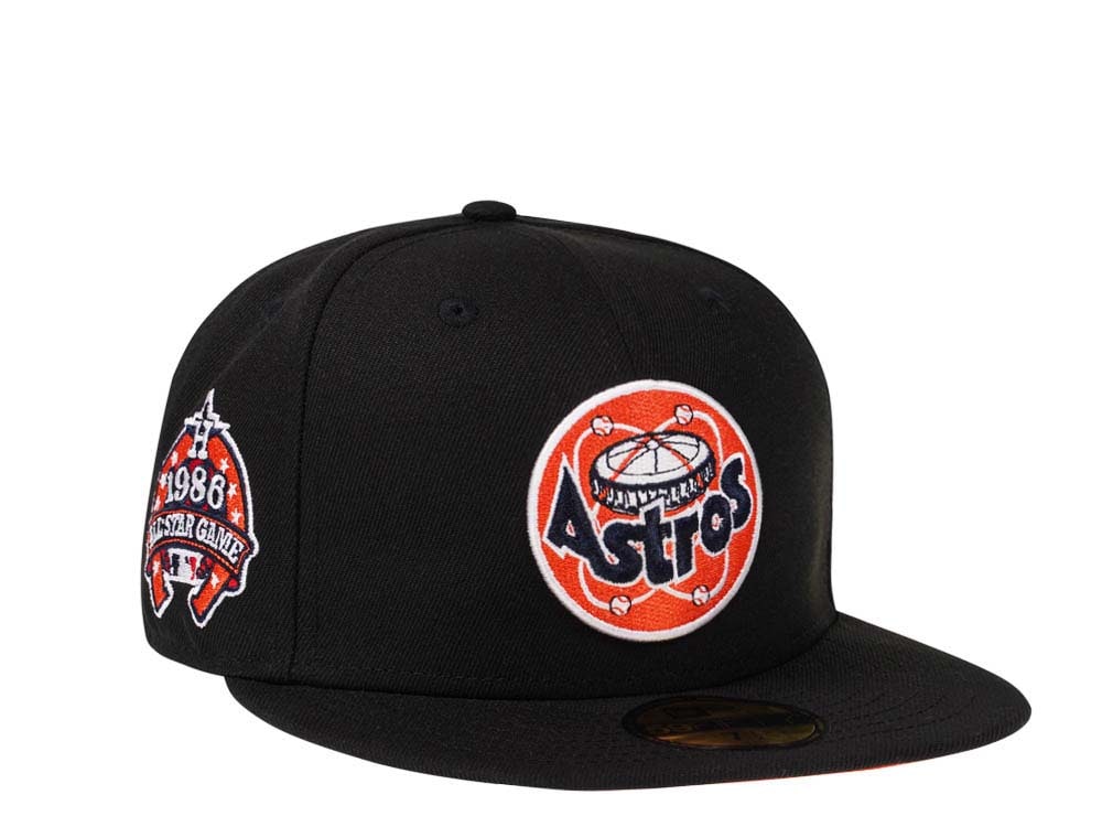 New Era Houston Astros All Star Game 1986 Black Prime Edition 59Fifty Fitted Gorra