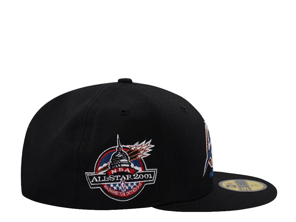 New Era Washington Wizards All Star Game 2001 Wool Black Throwback Edition 59Fifty Fitted Gorra