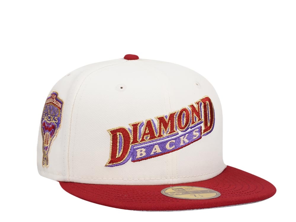 New Era Arizona Diamondbacks Inaugural Season 1998 Chrome Gold Two Tone Edition 59Fifty Fitted Gorra