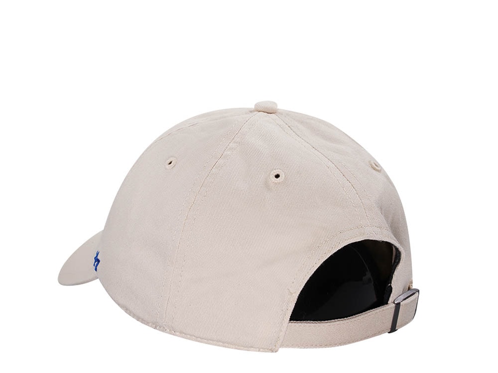 47Brand Los Angeles Dodgers Natural Base Runner Clean Up Strapback Gorra