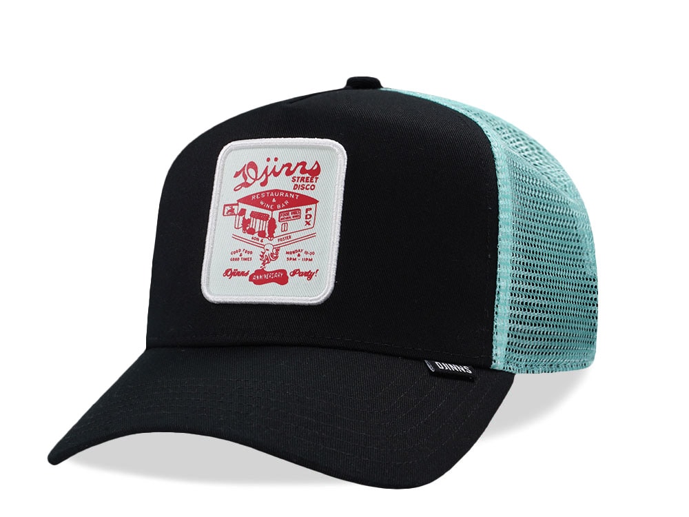 Djinns Street Disco Mint Trucker Snapback Gorra