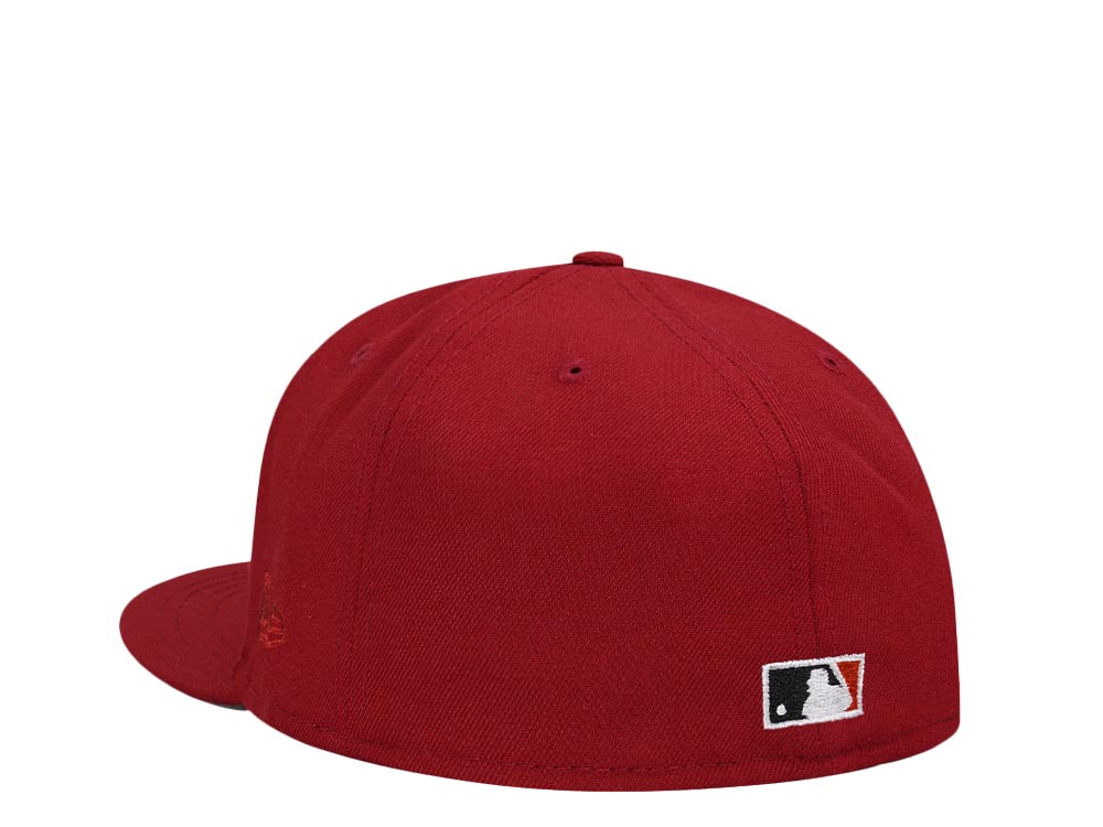 New Era Houston Astros Inaugural Season 2000 Brick Red Classic Edition 59Fifty Fitted Gorra