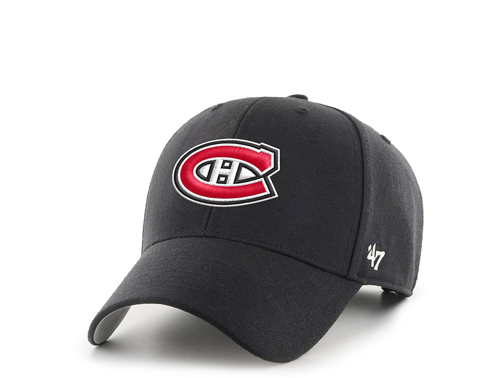 47Brand Montreal Canadiens Black Classic Strapback Gorra