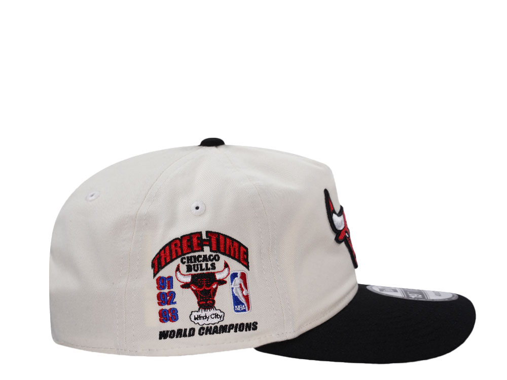 New Era Chicago Bulls 3x World Champions Chrome Two Tone Edition 19Twenty Snapback Gorra