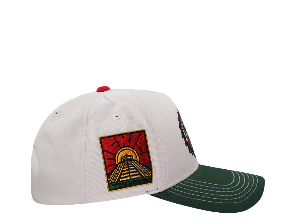 Parallel Union Mexico Skull Headdress Chrome Two Tone Edition Snapback Gorra